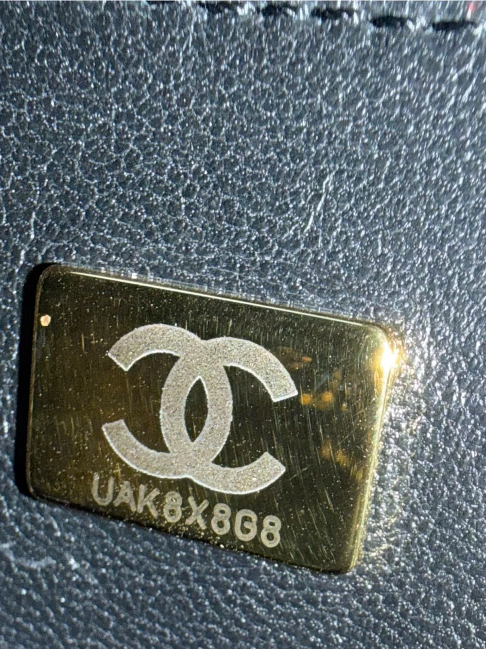CHANEL CC in LOVE heart flap bag lambskin leather